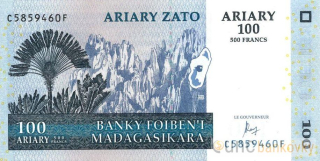 Madagaskar 100 Ariary 2004 UNC